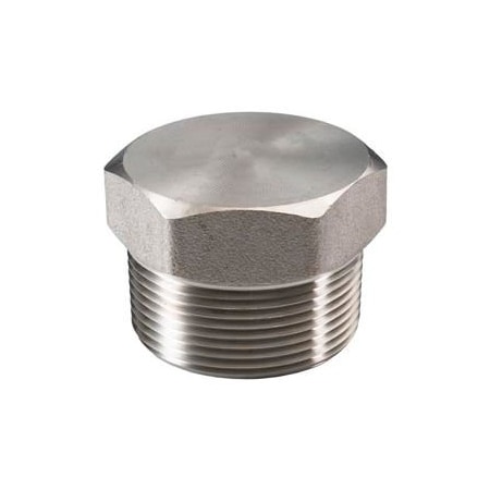 Merit Brass Co SS 316 Barstock Hex Head Plug 3" NPT Male 617BH-48